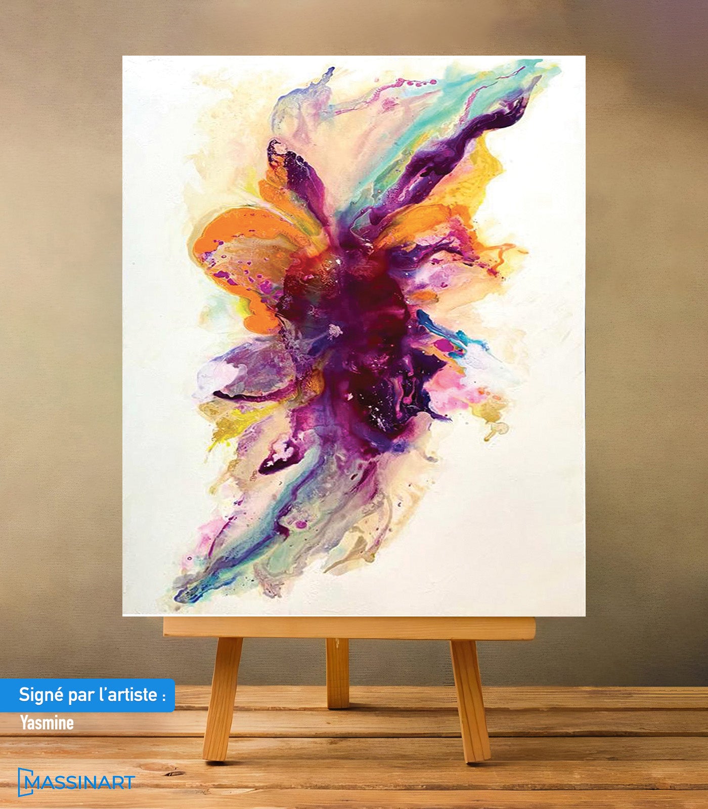 Emotive - signé par l'artiste Yasmine BNN.